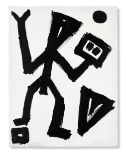 A. R. Penck - Serie über Raum 4