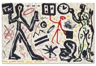 A. R. Penck - Sie dort, ihr hier 80