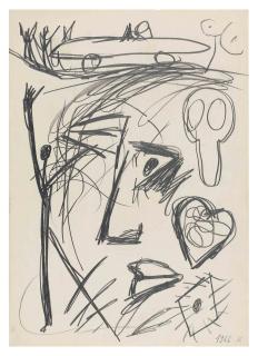 A. R. Penck - Skizze zu Systembild