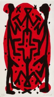 A.R. Penck - Standart hoch