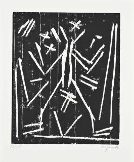 A. R. Penck - Standartproblem West; Junges Mädchen; Oa Te Mi 4; Die Blume Des Bösen