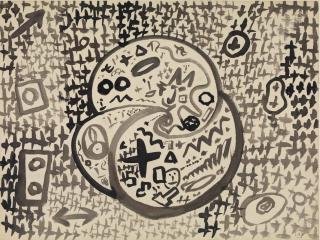 A. R. Penck - Tusche