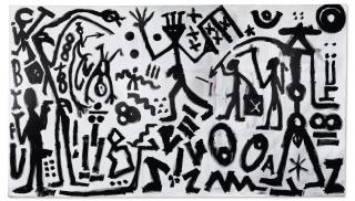 A. R. Penck - Übergang (L) (Crossing)