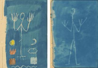 A. R. Penck - Untitled (Two Works)