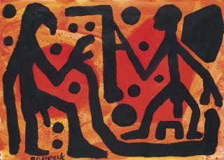 A.R. Penck - Untitled