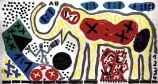 A.R. Penck - Untitled