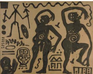 A.R. Penck - Untitled