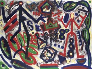 A.R. Penck - Untitled
