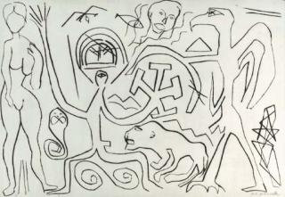 A.R. Penck - Untitled