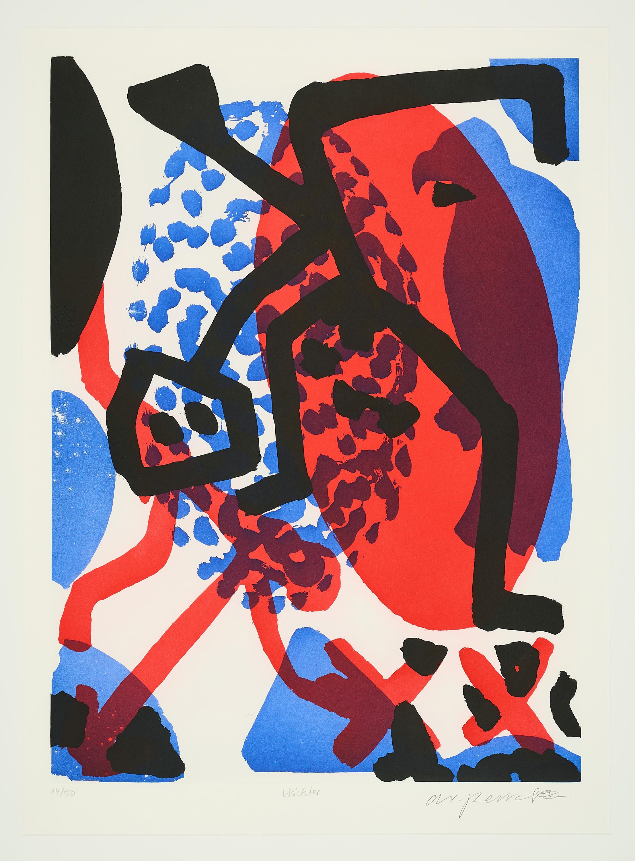 A.R. Penck - Wächter.