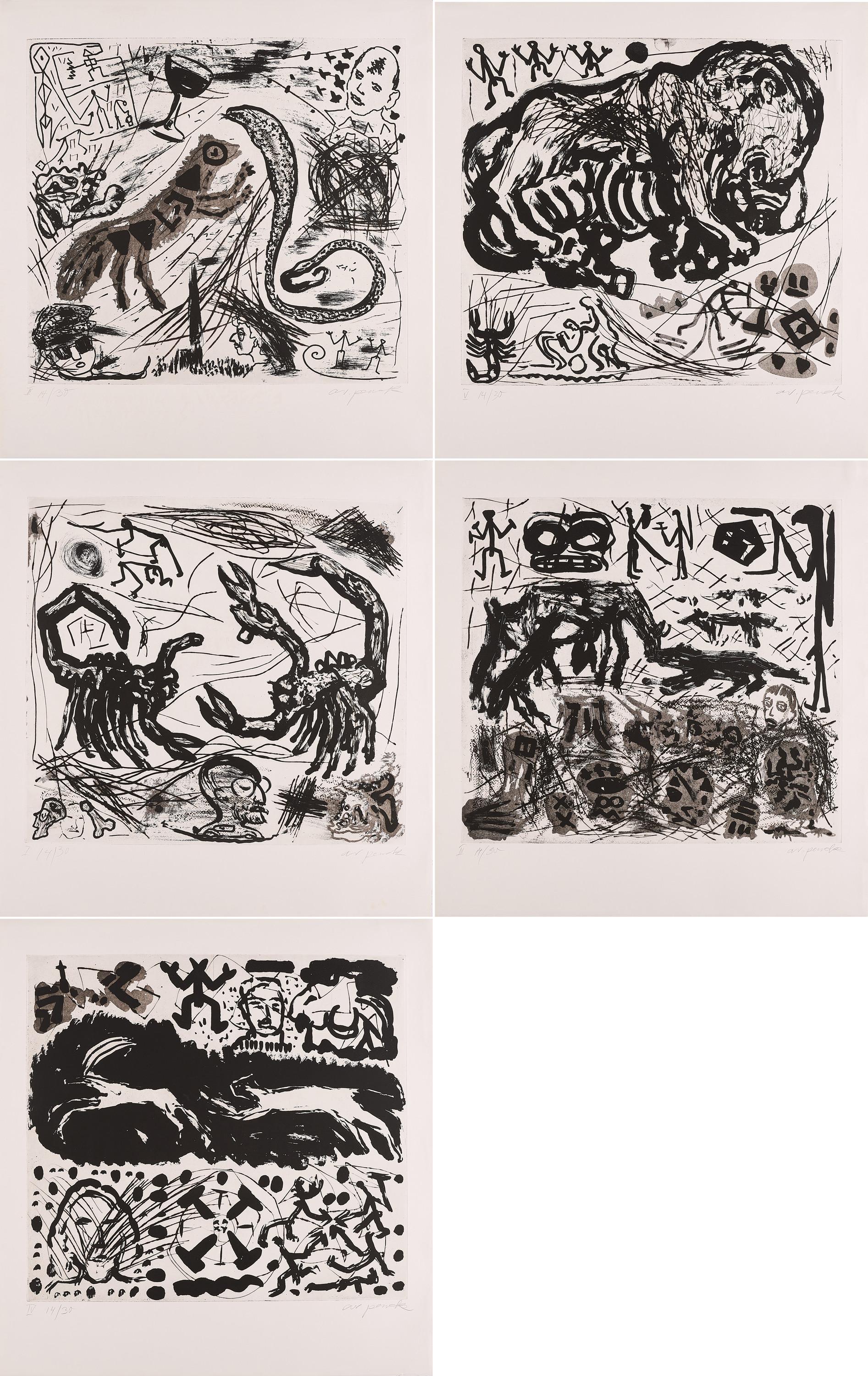 A.R. Penck - Was Emigranten durch den Kopf geht.