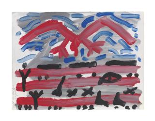 A. R. Penck - Welt des Adler