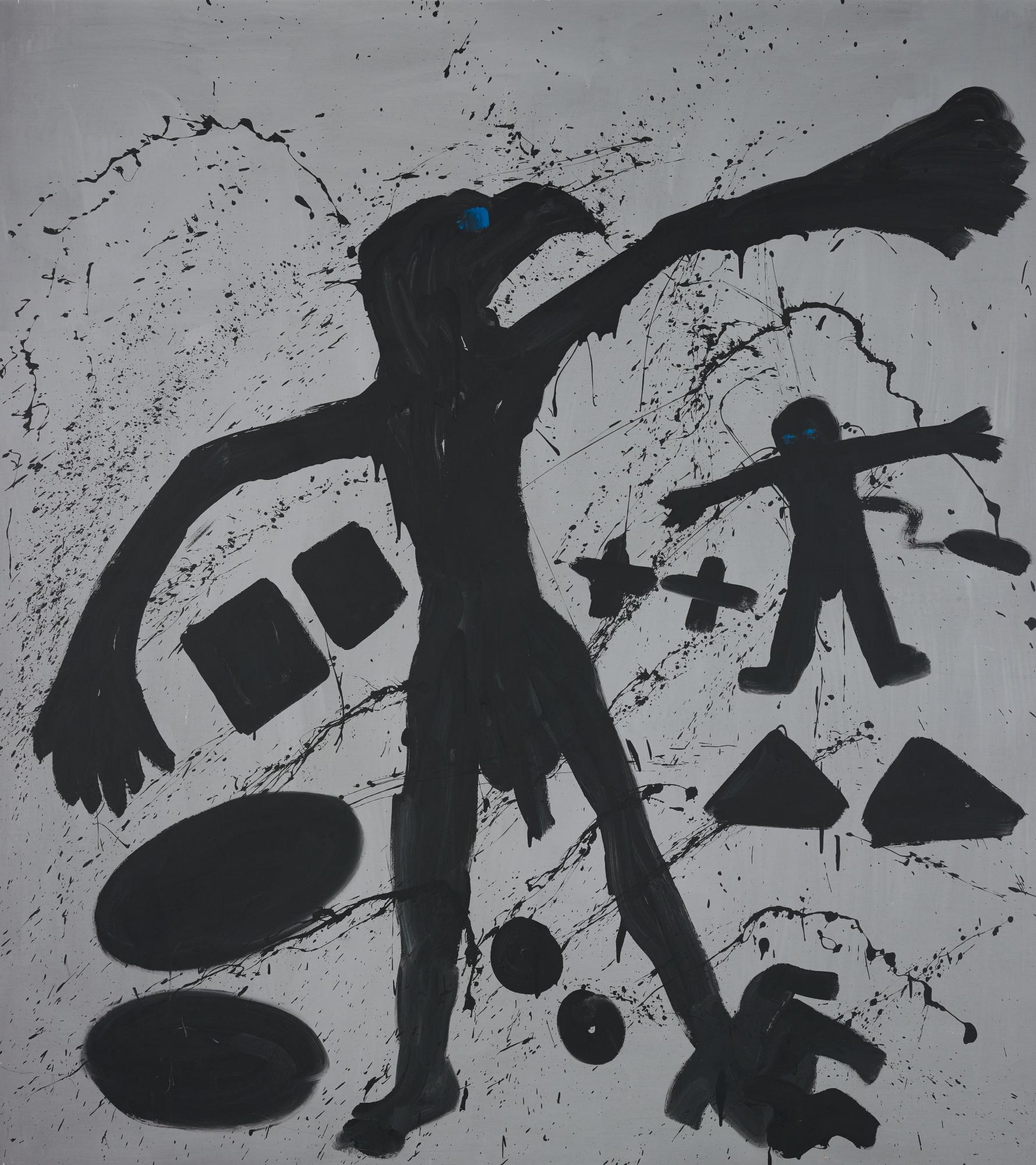A.R. Penck - Welt Des Adlers I (World Of The Eagle I) 
