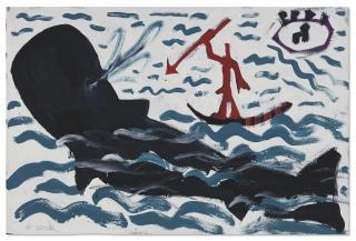 A. R. Penck - Whale-Hunting