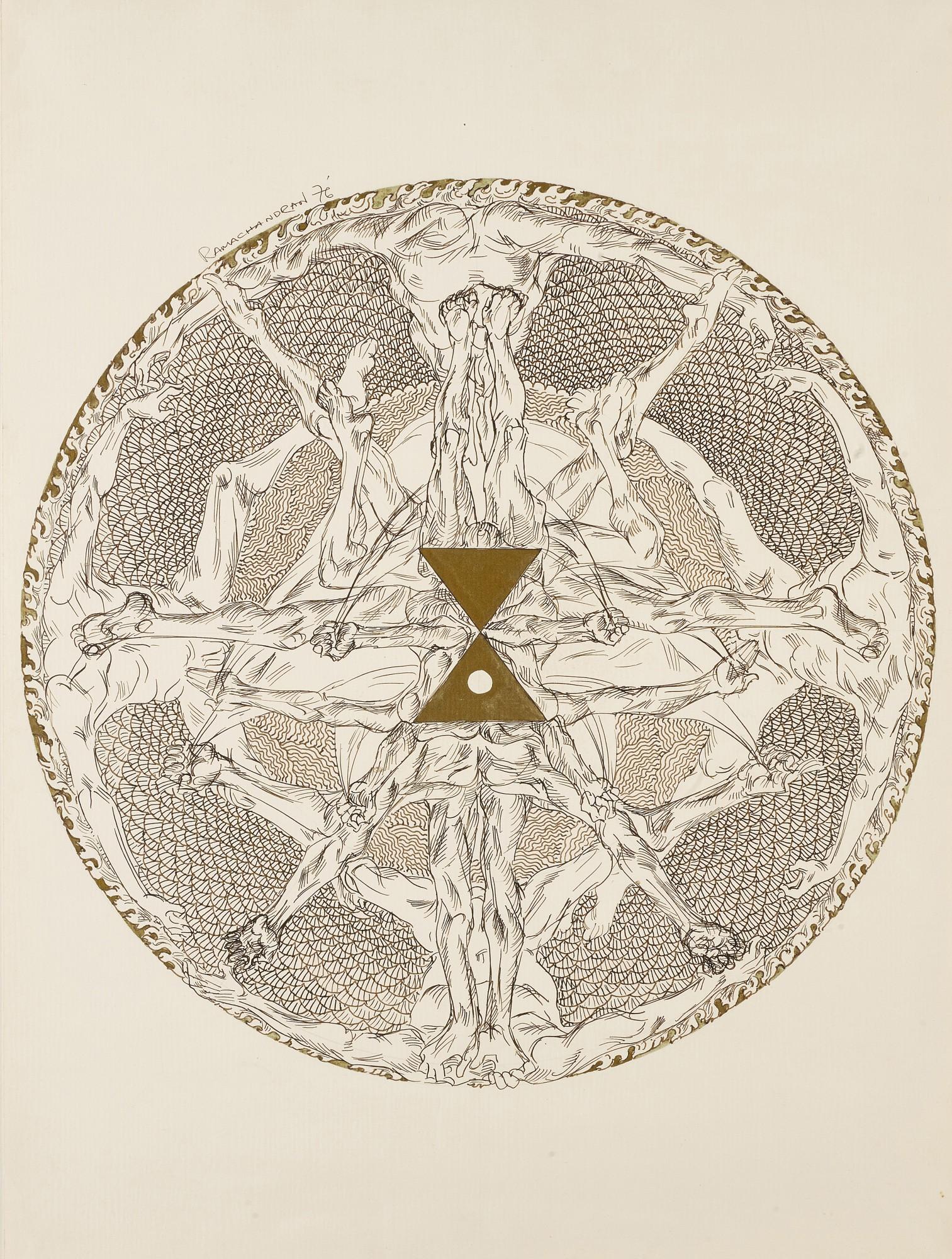 A. Ramachandran - Untitled (Bindu Mandala)