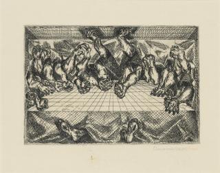 A. Ramachandran - Untitled (The Last Supper)