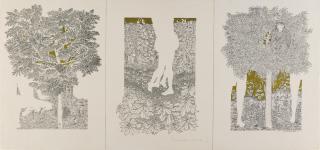 A. Ramachandran - Untitled (Triptych)