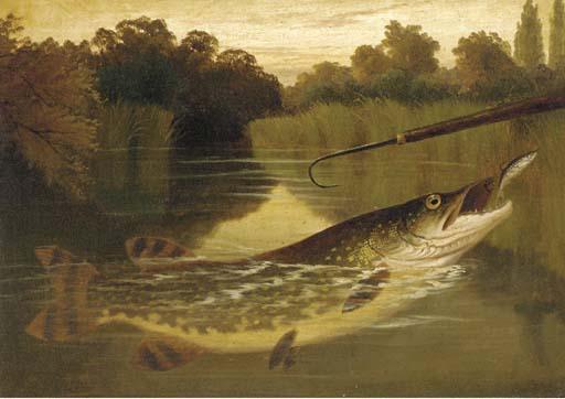 A. Roland Knight - A pike coming to the gaff