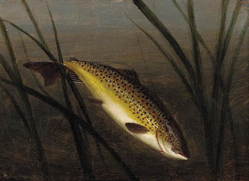 A. Roland Knight - A Trout On A Line; And A Trout Leaping