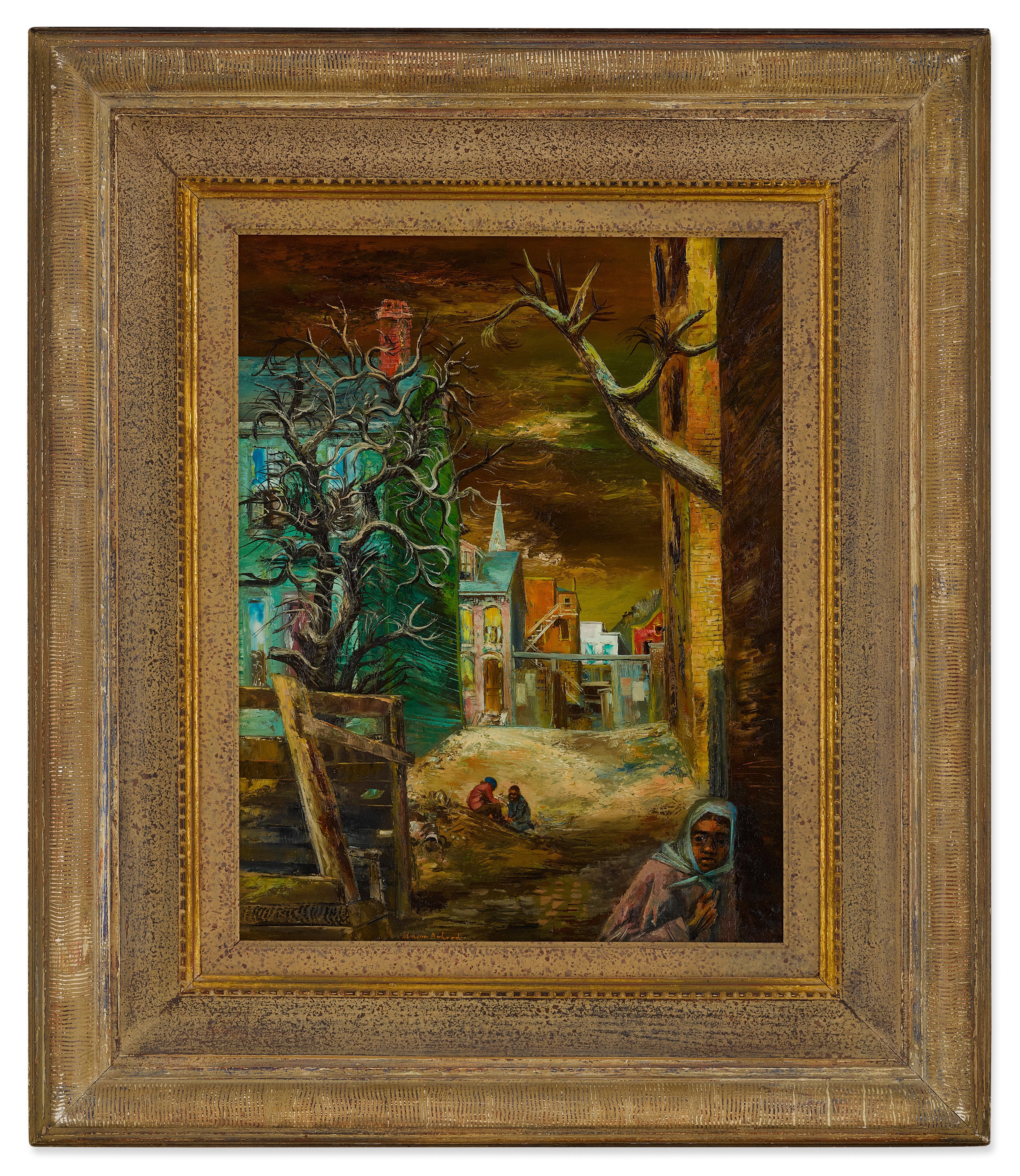 Aaron Bohrod - Alleyway, Pittsburgh