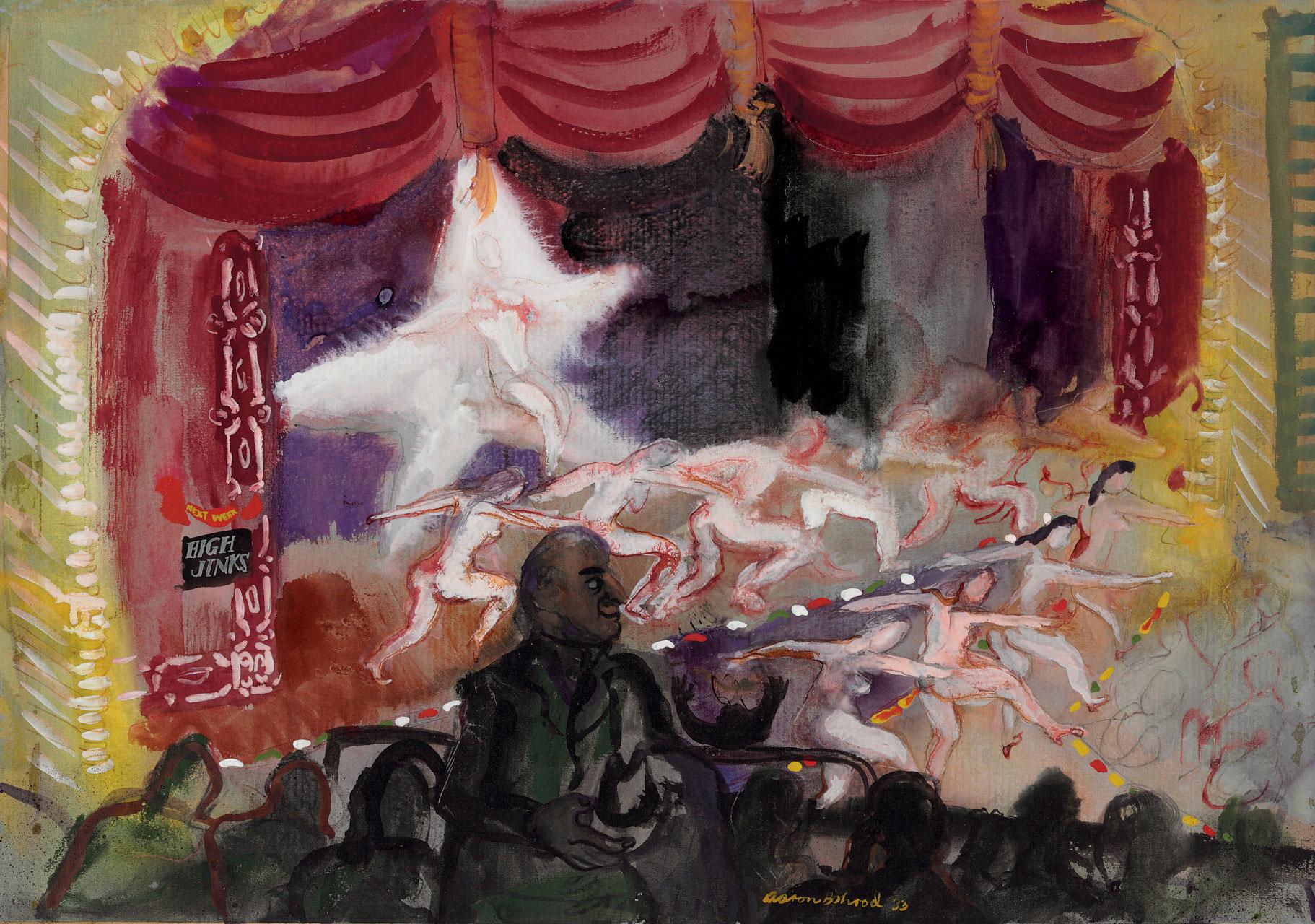 Aaron Bohrod - Chicago Burlesque