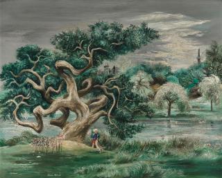 Aaron Bohrod - St. James Park, London