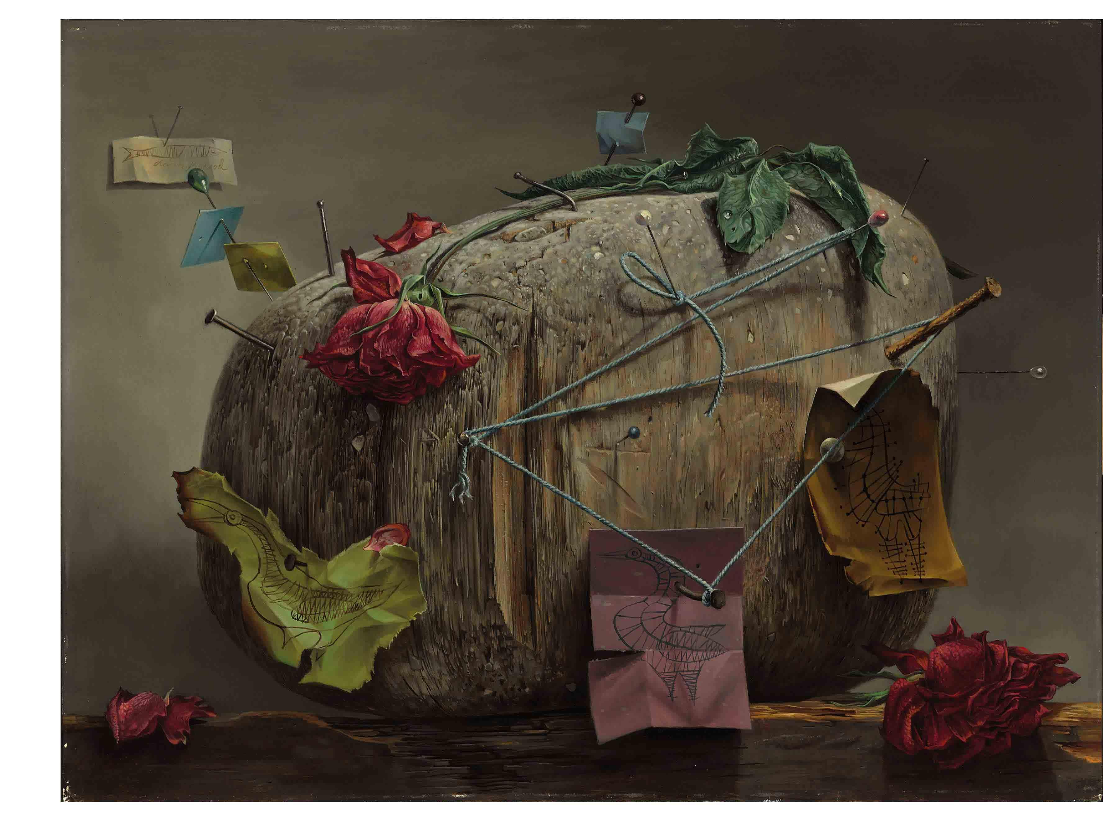 Aaron Bohrod - Wooden Rock