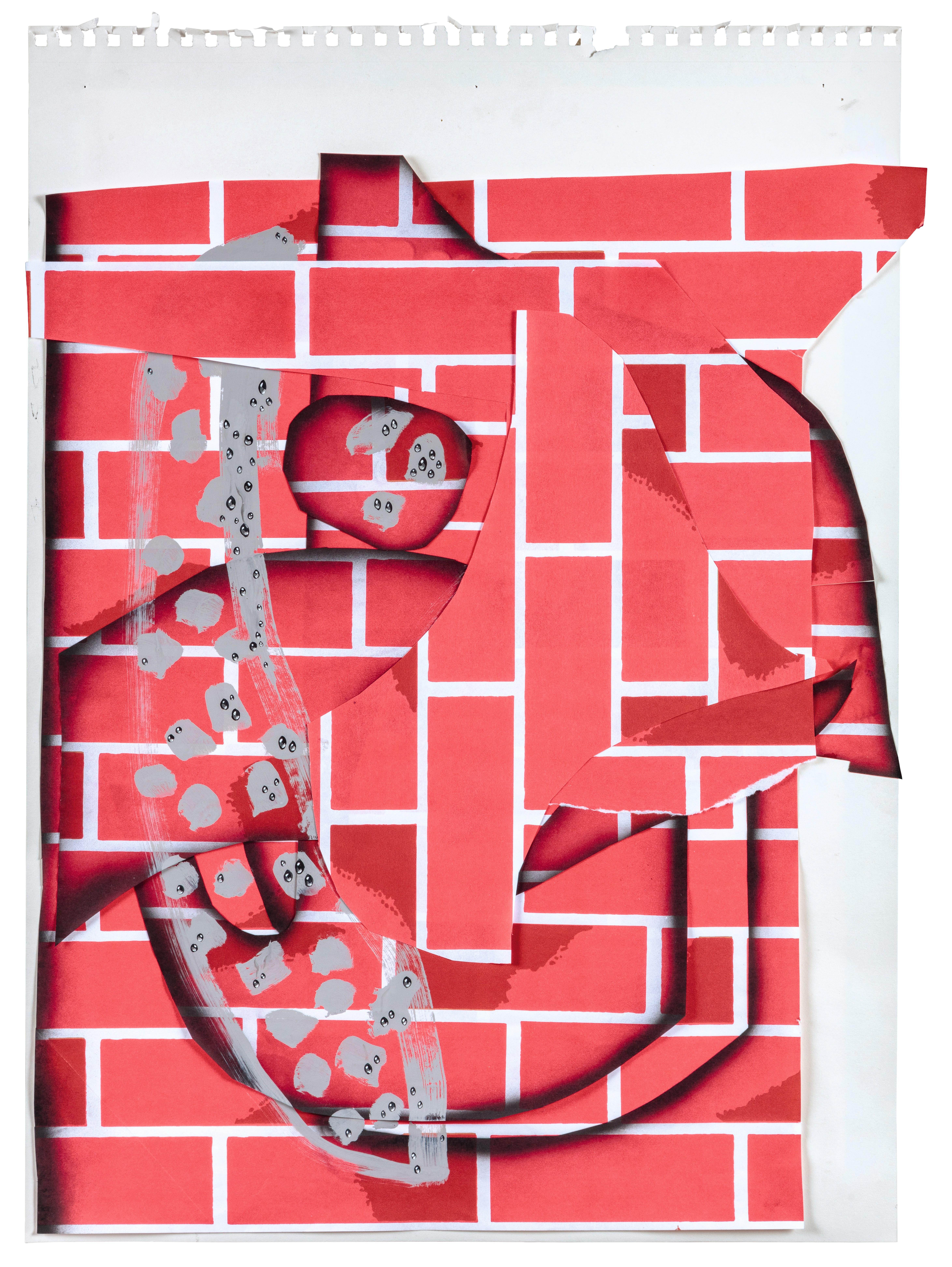 Aaron Curry - Untitled (Bricklayer)