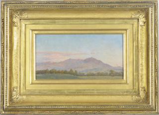 Aaron Draper Shattuck - Pink sunset over Mount Washington