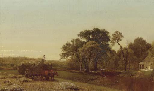 Aaron Draper Shattuck - The Hay Wain, Granby, Connecticut
