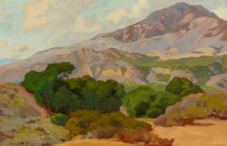 Aaron Edward Kilpatrick - California Landscape (Near Eagle Rock) 20 x 30 in. framed 28 x 38 in.