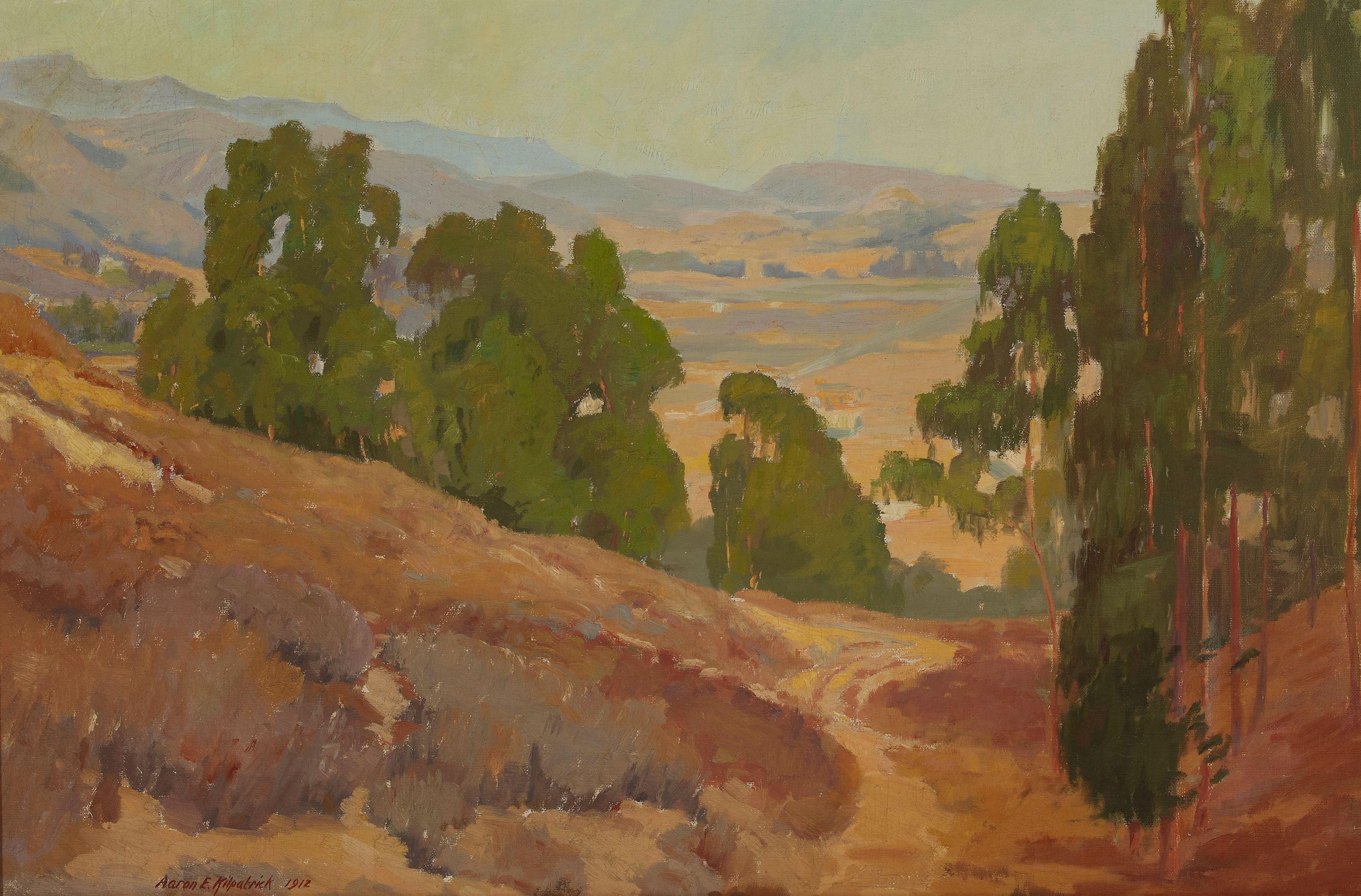 Aaron Edward Kilpatrick - Eagle Rock Valley 20 x 30 1/4 in. framed 29 1/2 x 39 1/2 in.