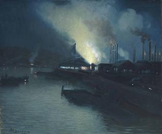 Aaron Harry Gorson - Portrait Of A Steel Mill, Pennsylvania