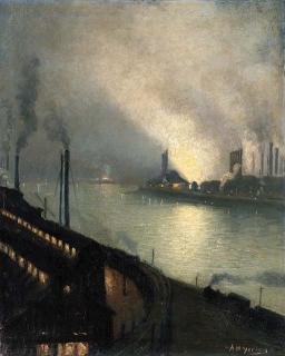 Aaron Henry Gorson - Factories at Night