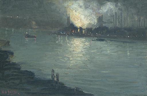 Aaron Henry Gorson - Mill Along the River