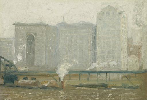 Aaron Henry Gorson - Skyline at Dusk