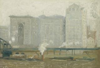 Aaron Henry Gorson - Skyline at Dusk