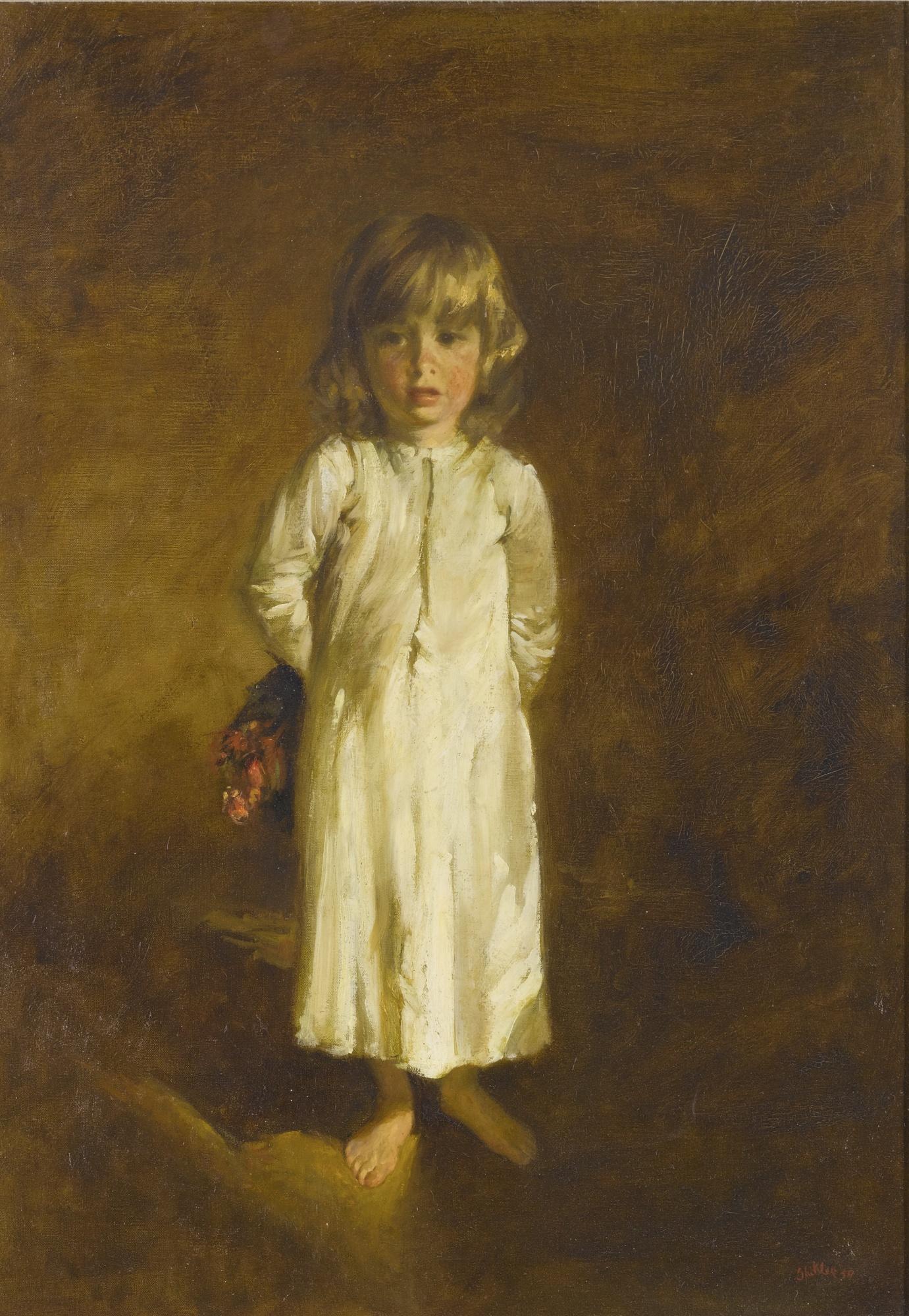 Aaron Shikler - Portrait Of Cathy