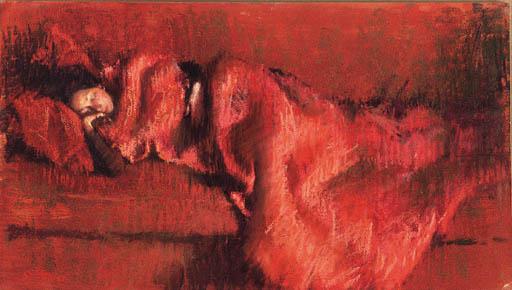 Aaron Shikler - Sleeping Woman