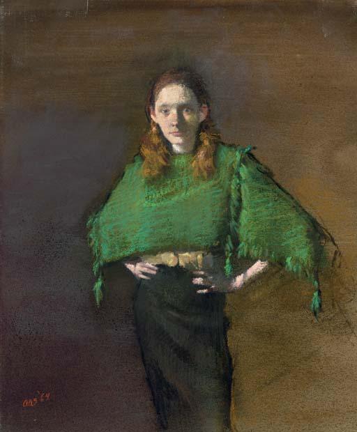 Aaron Shikler - The Green Shawl