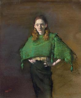 Aaron Shikler - The Green Shawl