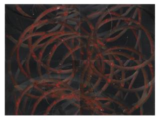 Aaron Young - Arc Light (Moscow, Quadriptych)