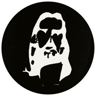 Aaron Young - Focus on the Four Dots in the Middle of the Painting for Thirty Seconds. Close Your Eyes and Tilt Your Head Back (Mint Flavor Crystals).