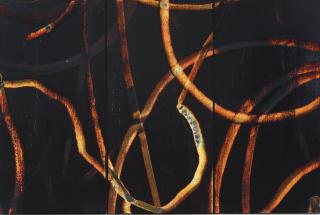 Aaron Young - Untitled (Arc Light) (Triptych)