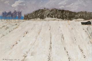 Aarre Heinonen - Winter Landscape.