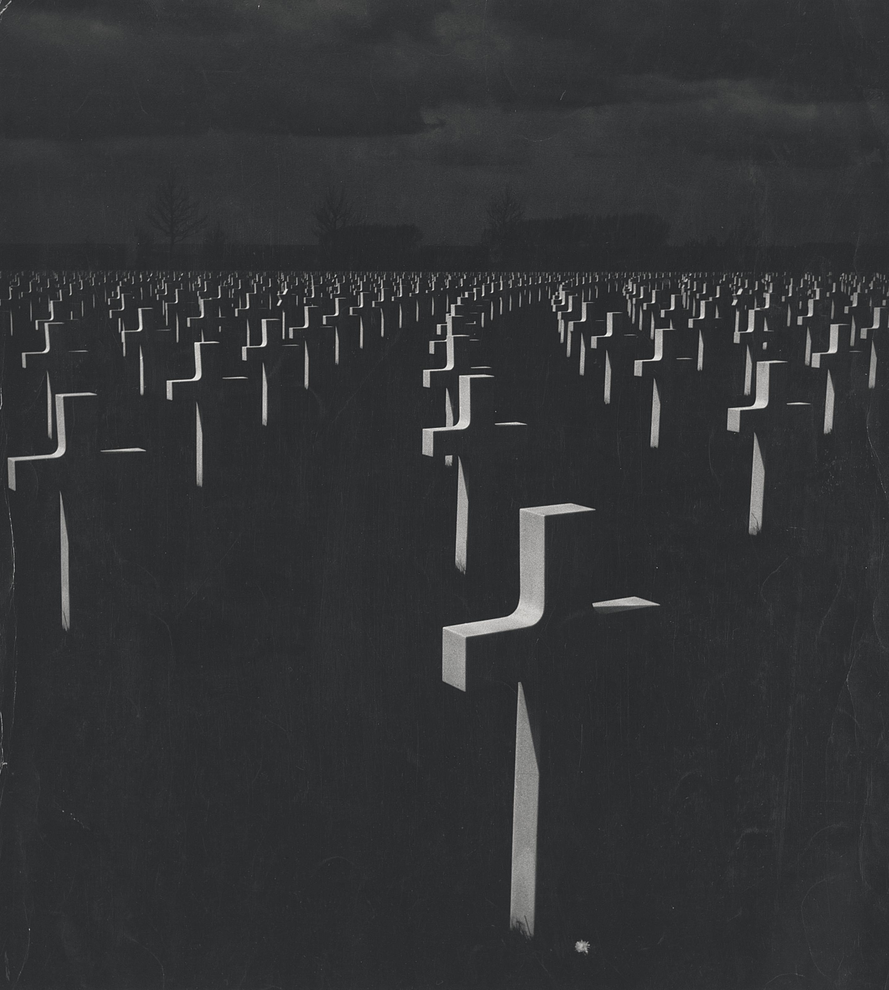 Aart Klein - Cemetery at night. c. 1960