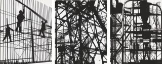 Aart Klein - Urban landscapes 1-3, c. 1960