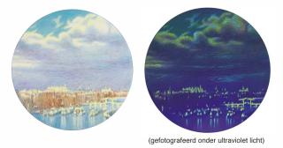 Aat Veldhoen - Amstel vanuit het Amstelhotel