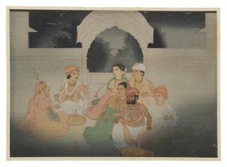 Abanindranath Tagore - A Moonlight Music Party