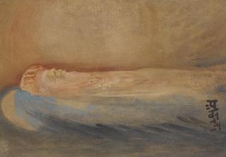 Abanindranath Tagore - The Death Of Rabindranath Tagore